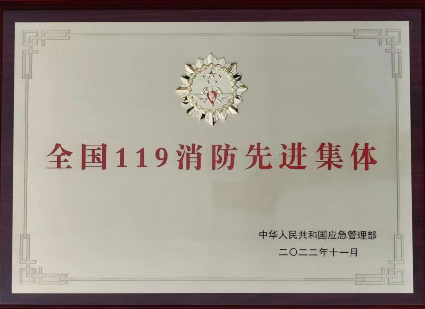 喜报！临沂市人民医院获评“第六届全国119消防先进集体”称号